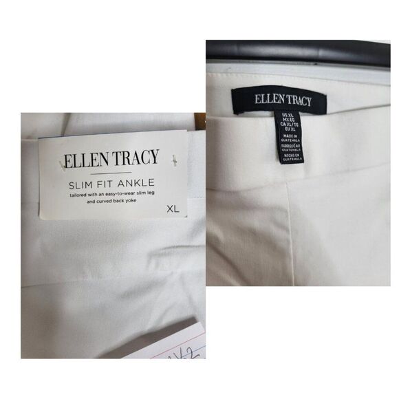 🆕Ellen Tracy Slim Ankle Womens Pants   RJ0503K2 - Picture 2 of 4